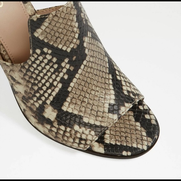 Aldo snakeskin mules Clearance